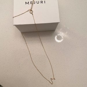 Mejuri chain necklace 14k gold